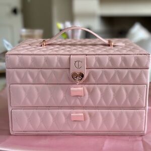 Charlotte Tilbury 2024 Quilted Pink Jewelry Box - NIB